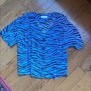 Rock & roll tiger striped shirt